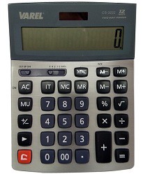 CALCULADORA VAREL ESC 12D CS-3222