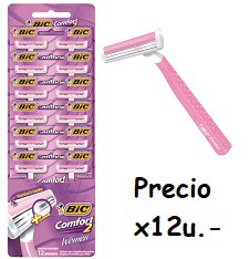AFEITADORA COMFORT WOMEN Vta x12