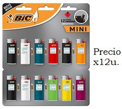 ENCENDEDOR BIC J5 MINI Vta x12