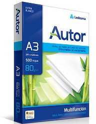 RESMA AUTOR A3 80Grs Cx5