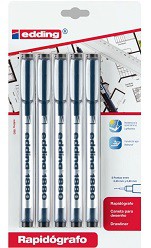 MARCADOR EDDING PERMANENTE 1880/ 5 BLISTER