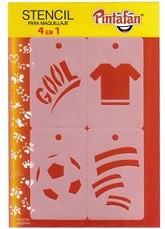 PINTAFAN STENCIL 4en1 FUTBOL