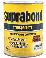 PEGAMENTO SUPRABOND TRANSPARENTE 1lt LATA