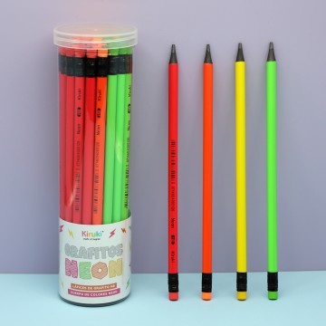 LAPIZ NEGRO KIRUKI NEON x36u