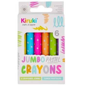 CERA KIRUKI JUMBO PASTEL x 6u