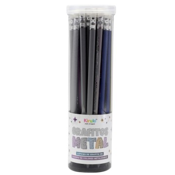 LAPIZ NEGRO KIRUKI METAL x36u