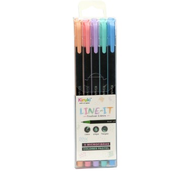MICROFIBRA KIRUKI PASTEL CJ x5