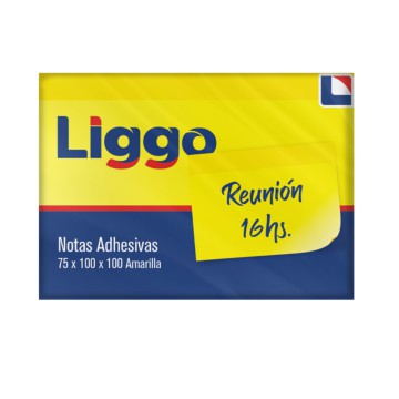 STICK NOTAS LIGGO 75x100x100