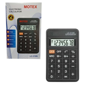 CALCULADORA MOTEX BOLSILLO LC-310N 8DIG