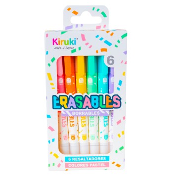 RESALTADOR KIRUKI BORRABLE x6 180006
