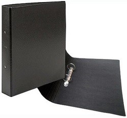 CARPETA FIBRA NEGRA   2x40 OFICIO 