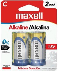 PILAS MAXELL C ALCALINA x2
