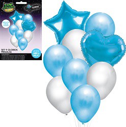 COT SET x9 GLOBOS 72225