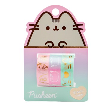 MAW PUSHEEN WASHI TAPE x 3