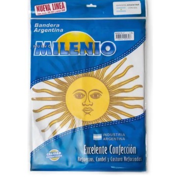 BANDERA ARG C/SOL 135x216