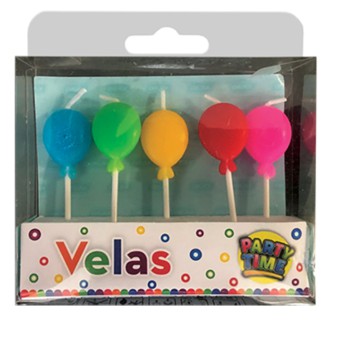 COT VELAS GLOBOS x 5u 56438