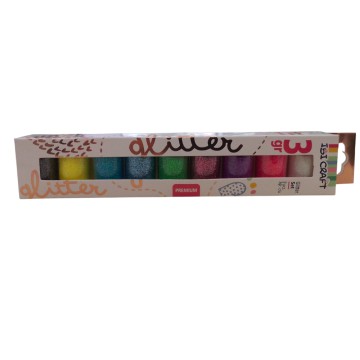 ART IBI GLITTER SET x9 657202