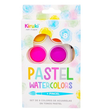 ACUARELA KIRUKI PASTEL x 8u