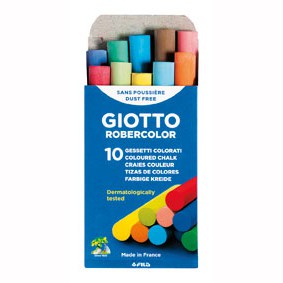 TIZA GIOTTO COLOR X 10 UND