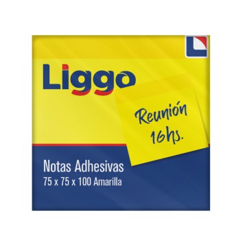 STICK NOTAS LIGGO 75x75x100
