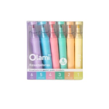 RESALT OLAMI MRE310 PASTEL x 6