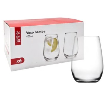 BZ VASO BOMBE 400ml x6 ES7029