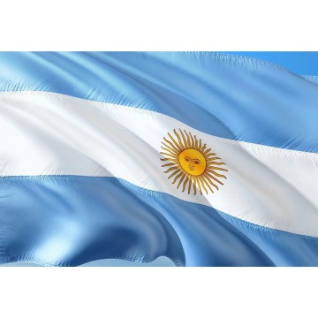 BANDERA ARG C/SOL  60x96