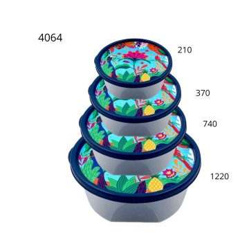 BZ CONTENEDOR RED SET x4 4063/4