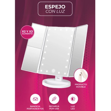 TG ESPEJO DXESPLU3P LED