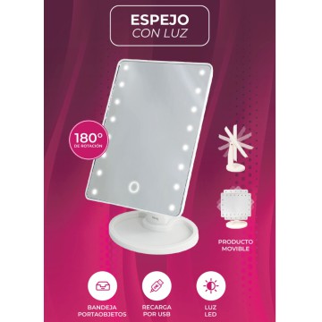 TG ESPEJO DXESPLUREC LED