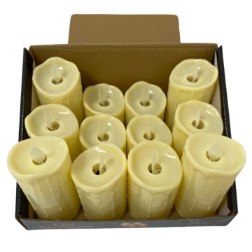 BZ DECO VELA LED x12u HEL3634