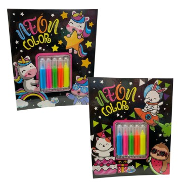 LIBRO KIDS NEON COLOR