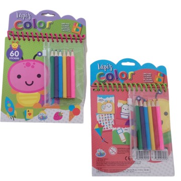 LIBRO KIDS LAPIZ COLOR