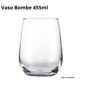 BZ VASO BOMBE 455ml x6 ES7033