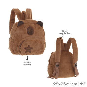 MOCHILA CAPY 53708 PELUCHE