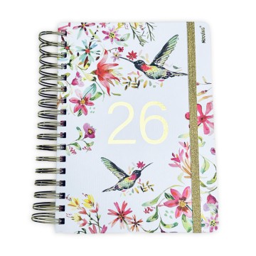 AGENDA MOOV 16.5x22 DxD FLORAL