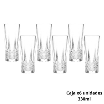 BZ VASO TRAGO 330ml x6 DSKB028