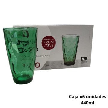 BZ VASO TRAGO 440ml x6 Y5953-3