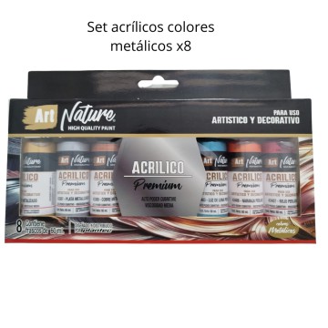 PC ACRILICO SET x 8 43465