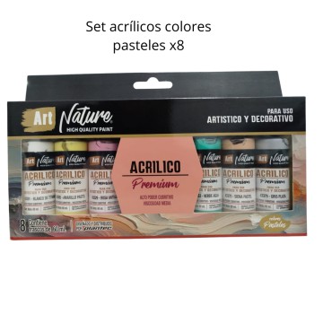 PC ACRILICO SET x 8 43462
