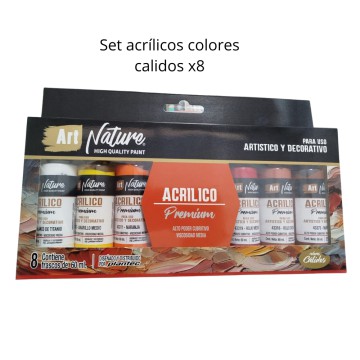 PC ACRILICO SET x 8 43463