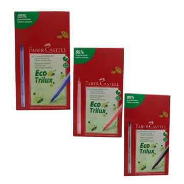 BOLIGRAFO FABER TRILUX ECO Cj x50