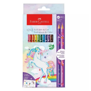 LAPICES COLOR FABER x12+2 UNICORN
