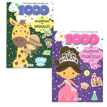 LIBRO SALDAÑA 1000 PEGATINAS