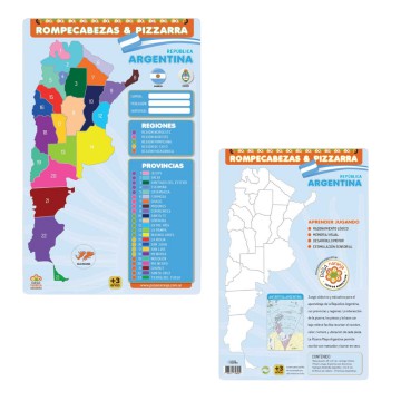JUG PASA MAPA ARGENTINA 30x47