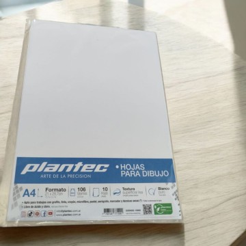 PAPEL P/DIB.PLANTEC A4 106g