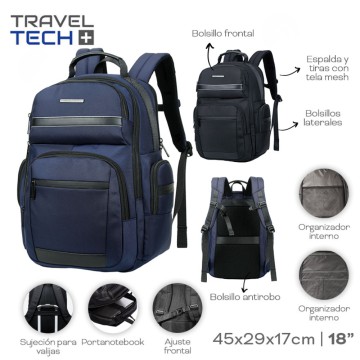 MOCHILA TRAVEL PORTANOTEBOOK 22042