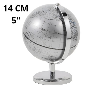 GLOBO TERRAQUEO 14cm 141M GRIS