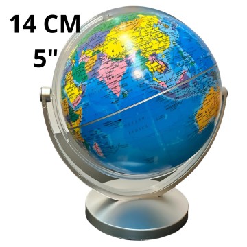 GLOBO TERRAQUEO 14cm 147WD CELESTE