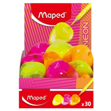 SACAPUNTAS MP PLASTICO IGLOO NEON x30u